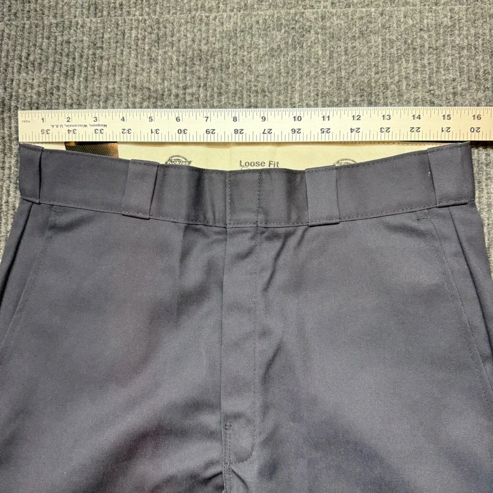 Dickies Mens 32 Charcoal Gray Loose Fit Twill Work‎ Shorts 13 Inseam Utility
